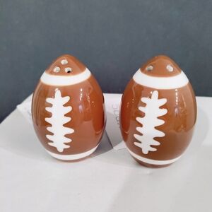 Football Salt and Pepper Shakers